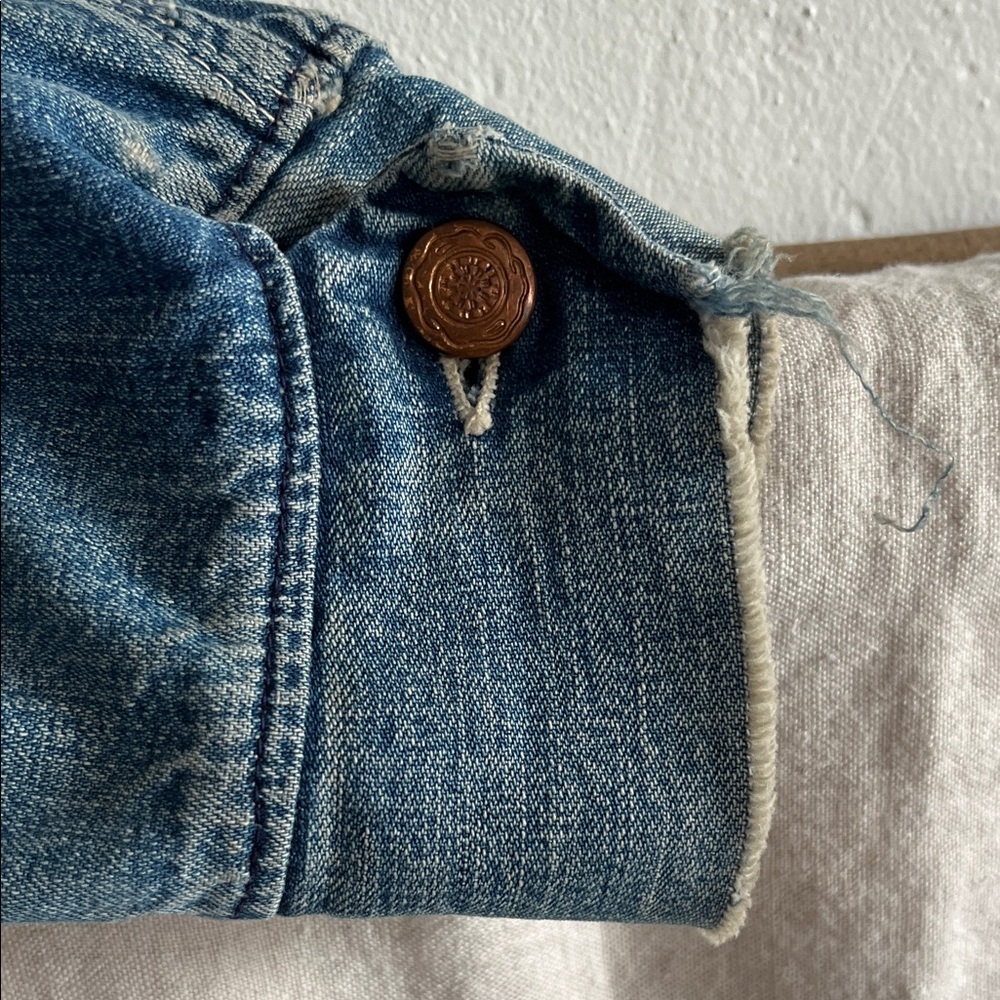 Rare! Vintage 1970s Wrangler Denim Chore Jacket - Picture 8 of 17